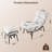 Brevick Upholstered Accent Chair with Ottoman-110562063