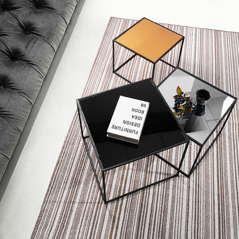 Okoli Glass Top Coffee Table