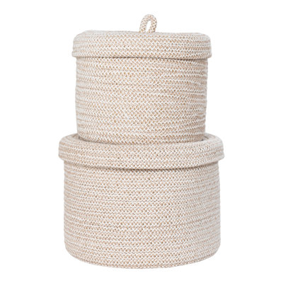 Beachcrest Home Kelsi Cotton Decorative Basket