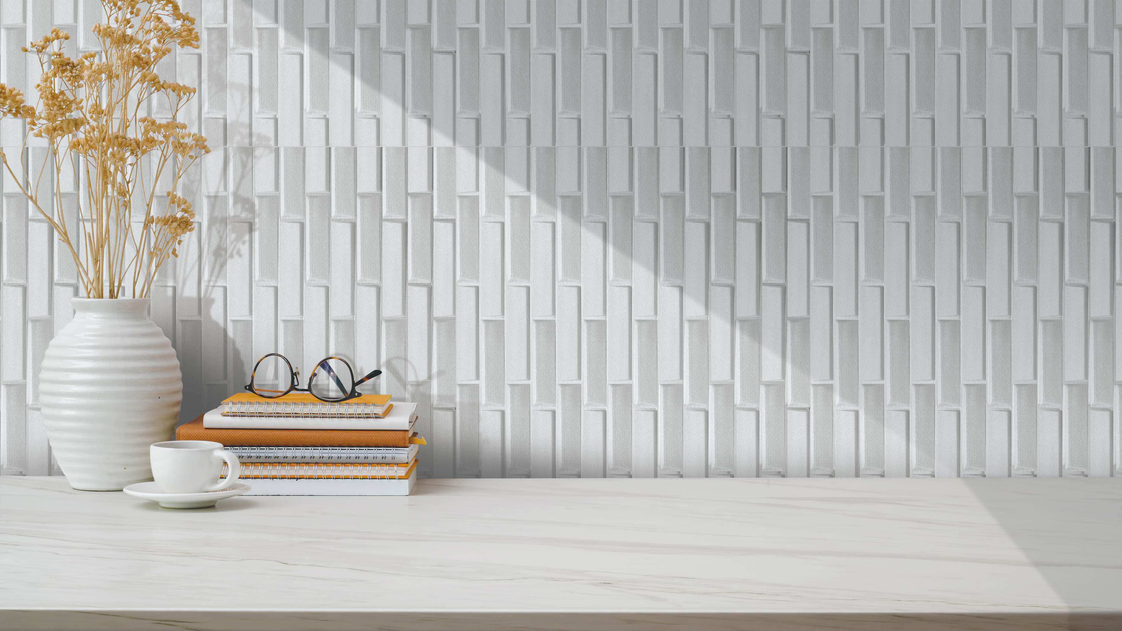 White Grey Wood Panel Panelling Feature Wall 3D Effect Quality Wallpaper  Rolls