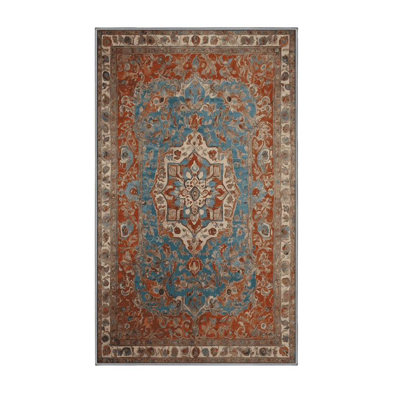 Tapis gris soyeux et moelleux, Rectangle 5 pi x 7 pi