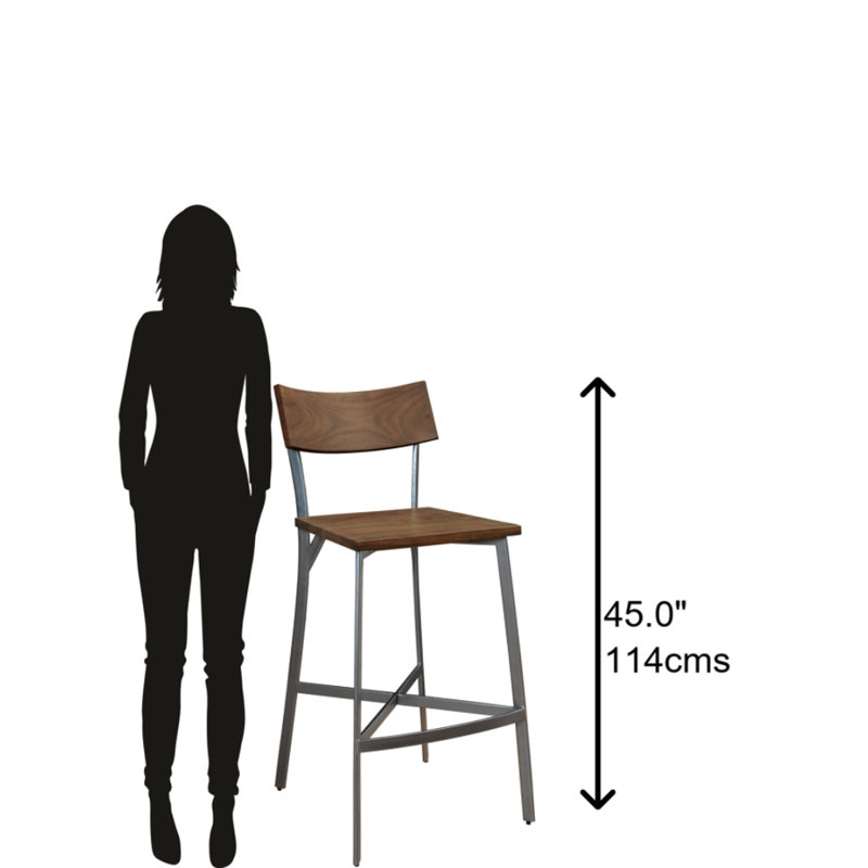 Solid Wood 31'' Stool