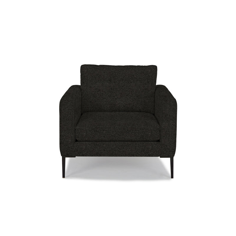 Fauteuil large de 36 po Odin, Polyester ours noir
