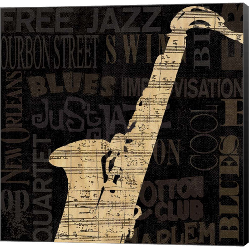 " Jazz Improv II " by NBL Studio, 24" H x 24" W x 1.5" D