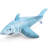 H2OGO! Realistic Shark Ride-On - Blue 72" x 40", Inflatable Ocean Animal Pool Float