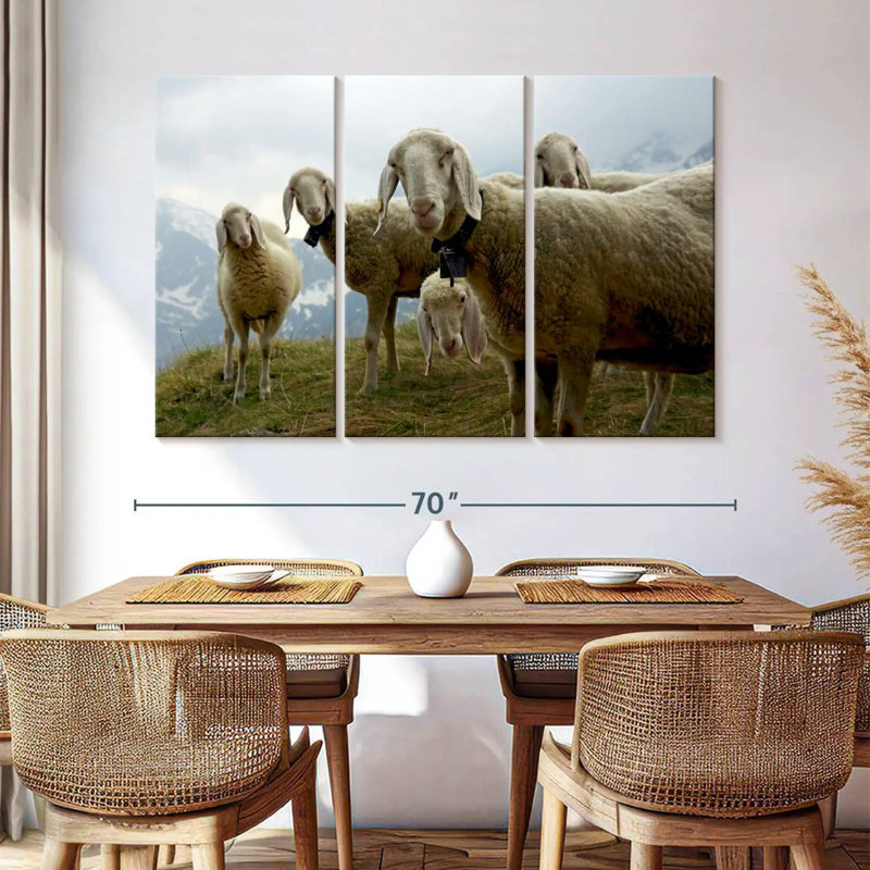 Mouton de montagne Brampt Piedmont, H 42 po x l 65 po