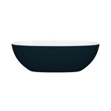 Barcelona 66.875" x 31.75" Freestanding Soaking Volcanic Limestone™ Bathtub