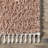 Laurel Performance Shag Tasseled Pink Rug-1160819569
