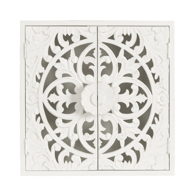 Renard Accent Cabinet, White, 20" H x 20" W x 6" D
