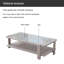 Table basse rectangulaire SLATE