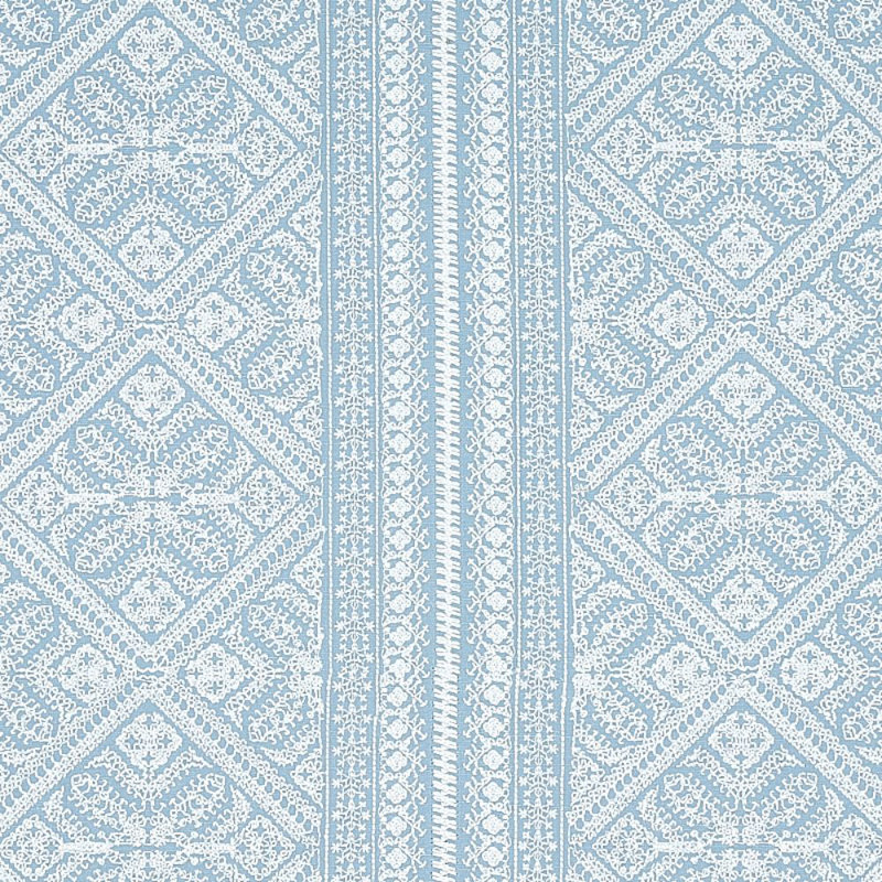 Toledo Embroidery Fabric, Chambray