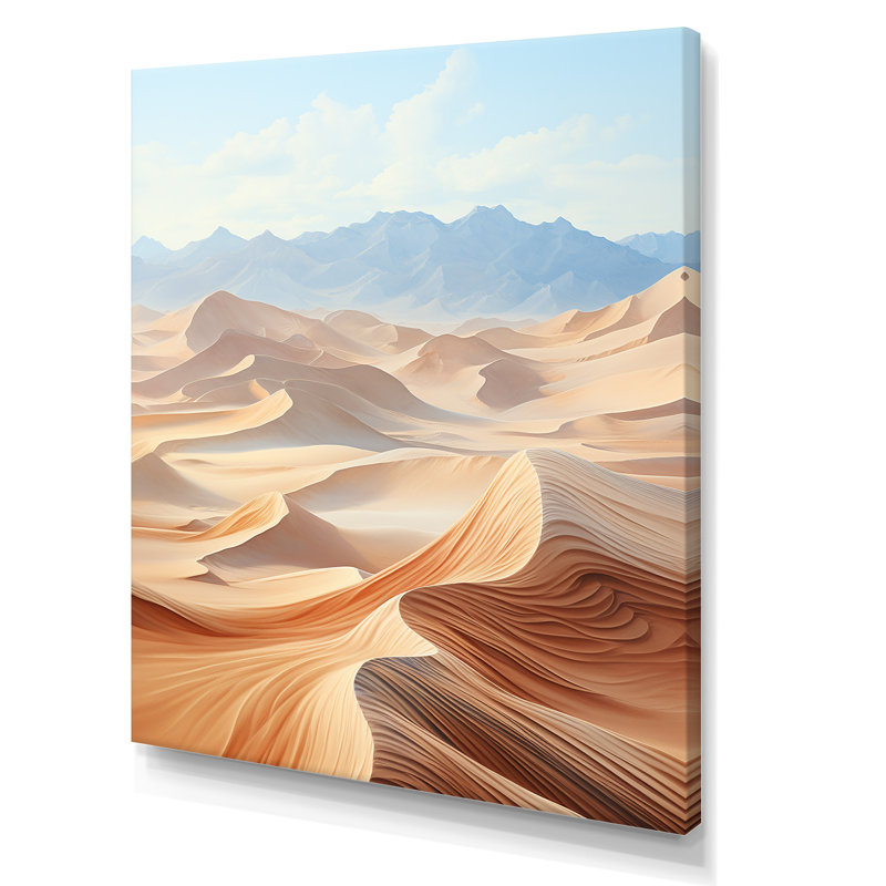«Desert Dreams Minimalisme Embrace I», reproduction sur toile, Toile tendue, H 20 po x l 12 po x P 1 po
