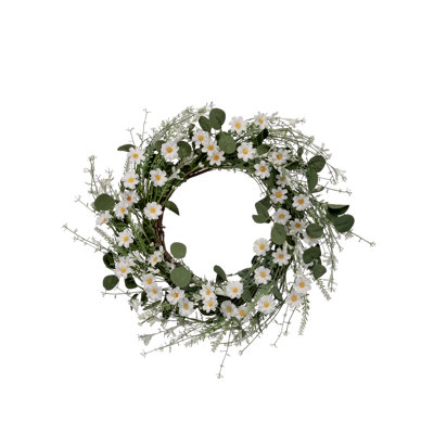 22" Wild Mountain Daisy Wreath