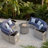 6 - Person Fully Assembled Curved Patio Conversation Set With Side Table-1002895127