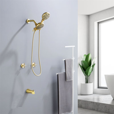 Volume Control Complete Shower System with Rough in-Valve