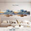 Ensemble 5 pièces Sea Cloudscape sur toile-714004866