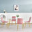 Fieldsville Upholstered Counter Stool with Metal Frame