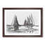 Boats in Majorca in Abstract - Picture Frame Drawing Print-55679169-55679167