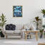 "Blue Patterned Succulents" par RB sur toile-1790023823-1790023818