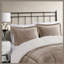 Ensembles de literie très confortables, polyester Sherpa moelleux, chalet rustique