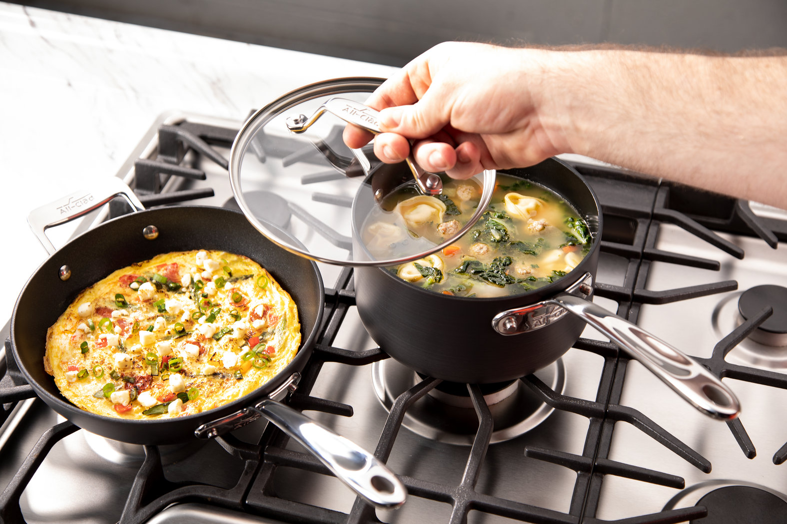 All-Clad Essentials 3-Piece Cookware Set