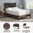 Cadmori Full Upholstered Panel Bed-123299530