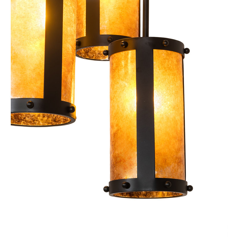 9 - Light Dimmable Geometric Chandelier