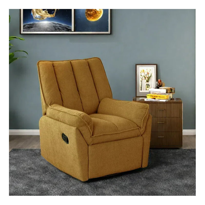 Simple fashion lazy home recliner, Yellow