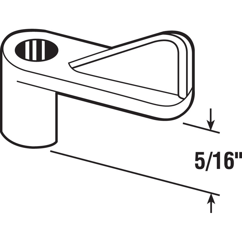 Prime-Line Offset Screen Clips with Screws, Gray, 4.75" H x 1.85" W x 0.7" D