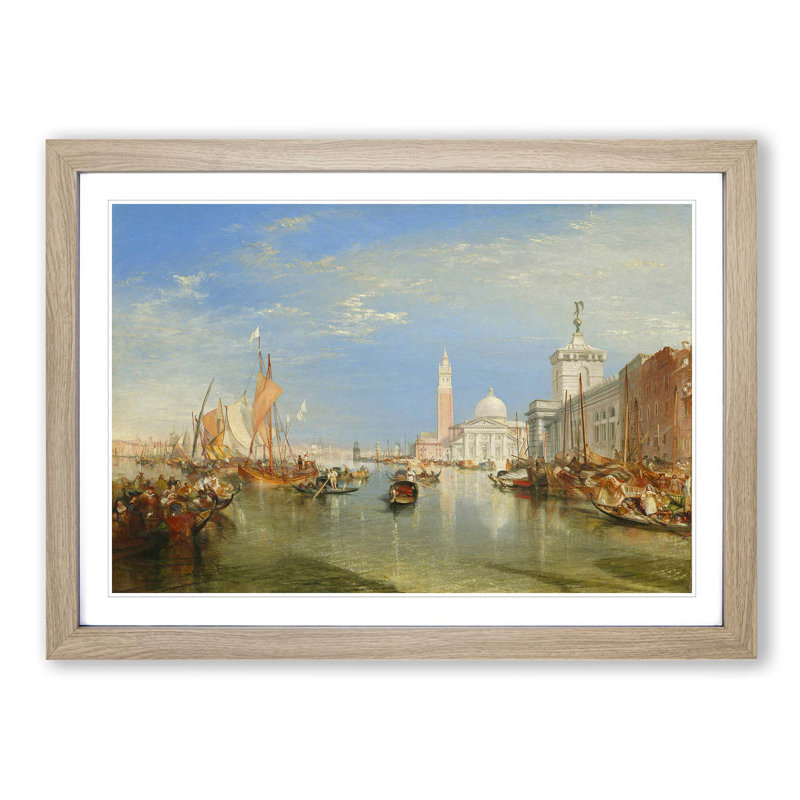 J.M.W. Turner - Single Picture Frame Painting, Oak
