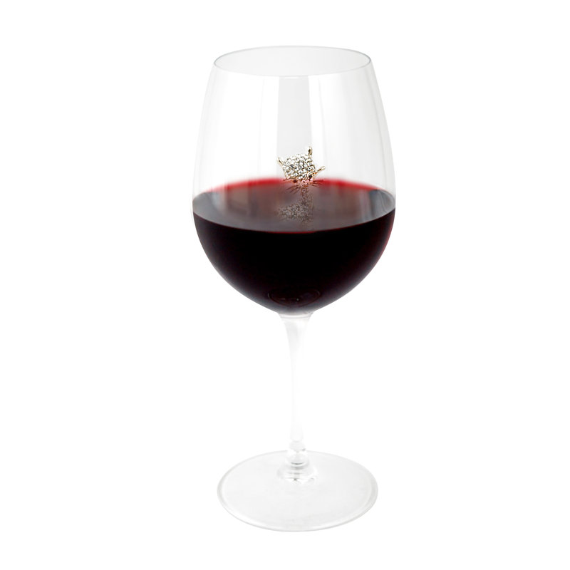Verre à vin 18 oz, Chat doré