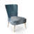 Abstract Blue Polyester Blend 8