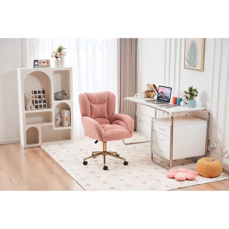 Chaise de bureau Teddy 360, Rose