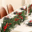 Bois de pin artificiel de 108 po, avec pommes de pin et pointes floquées pour les lumières DEL décoratives de Noël,