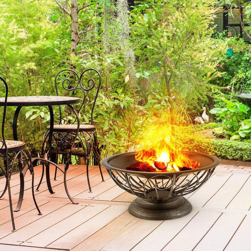 Round Steel Smokeless Fire Pit
