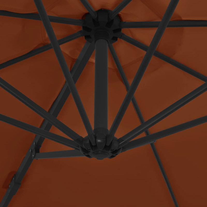 300cm Cantilever Parasol, Terracotta