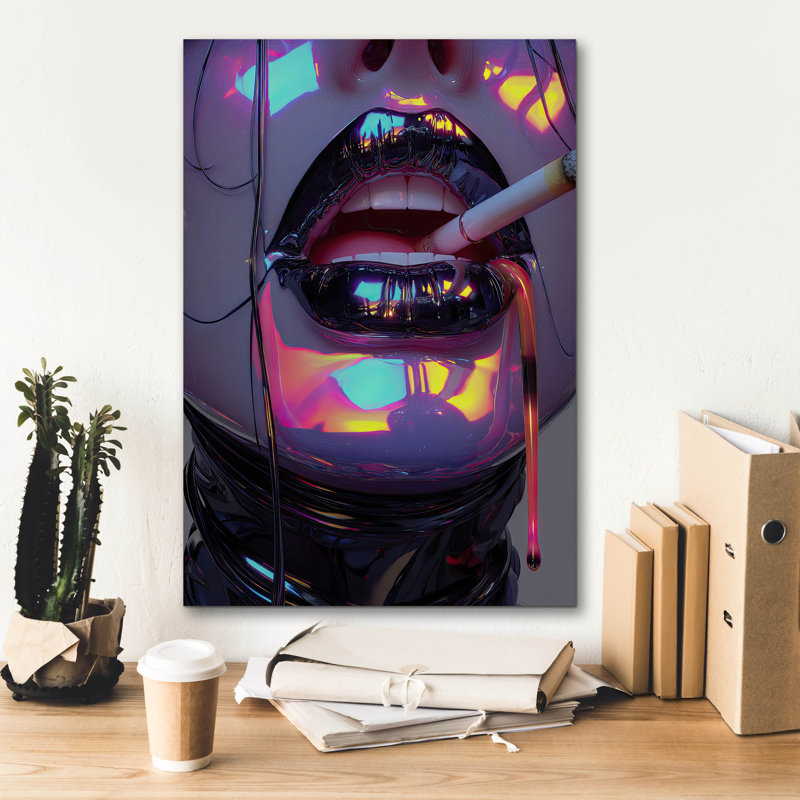  Art mural en toile, 18 po x 26 po «Guprim Pleasure 2» par Ann Klee, H 26 po x l 18 po