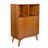 31.5 Inch Liquor Cabinet with Wine Glass Holder and Wine Rack | Adjustable Shelf, Rustic Sideboard Buffet Cabinet for Kitchen, Coffee Bar, Dining Room