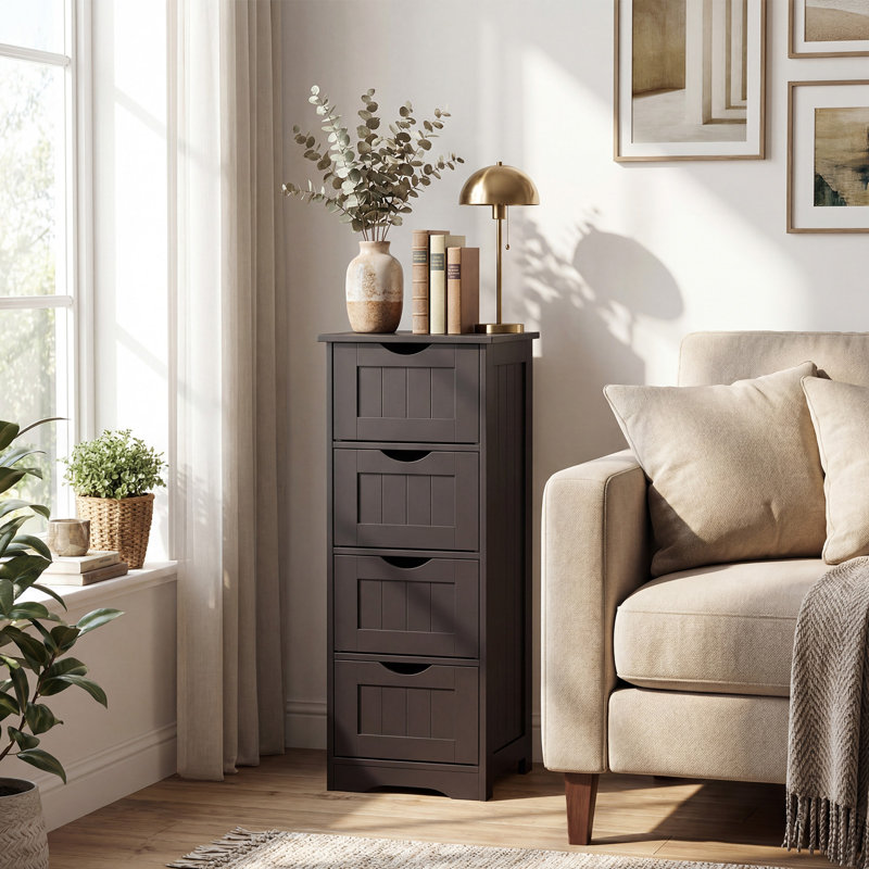 Holyfield Linen Cabinet, Espresso