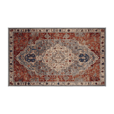 Tapis brun lavable à la machine