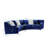 Velvet Curved Sofa-2006709748
