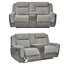 Ensemble de salon inclinable 3 pièces Yensy avec porte-gobelet, port USB et prise de courant-1680478251