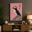 Puffin in Profile Japandi - Wrapped Canvas-609051146-609051186