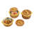 3Pcs  Food Storage Container, Thermal Dish Set With Lids