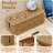 3 Pcs Cable Management Box Synthetic Rattan Cord Organizer Box Cable Hider Box Storage Wire Box With 2 Open Slots For Home Office Desk Computer TV Wires USB Hub ,Small,Medium,Large