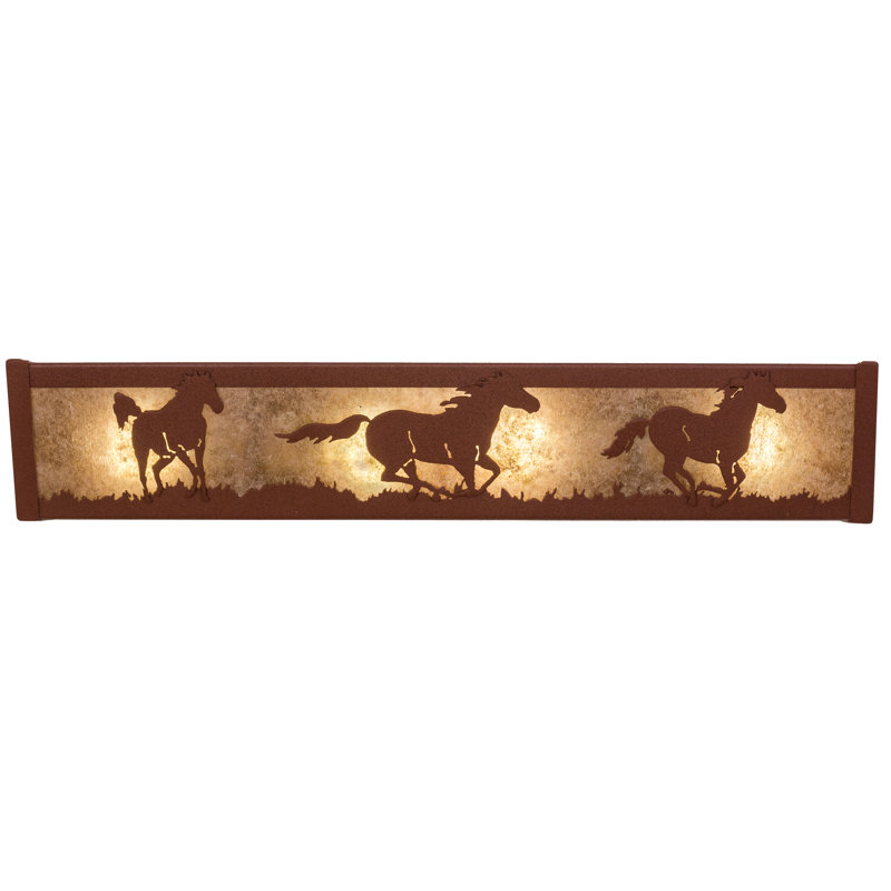 Rustic Lodge 4 - Light Bath Bar, 60W