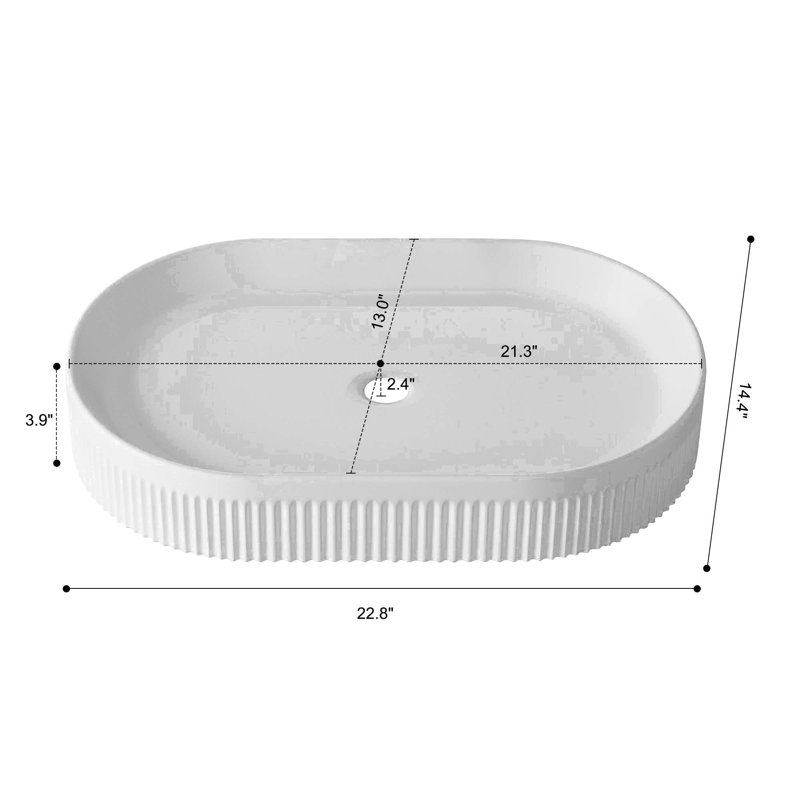 Meuble-lavabo de salle de bain 22,8 po