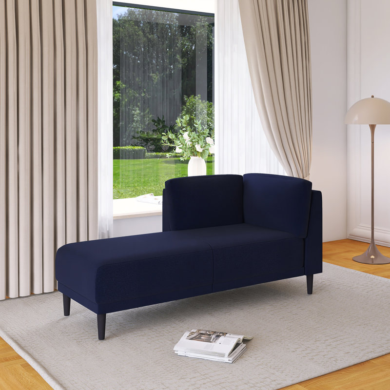 Canapé 65 po Mid-Century, Bleu