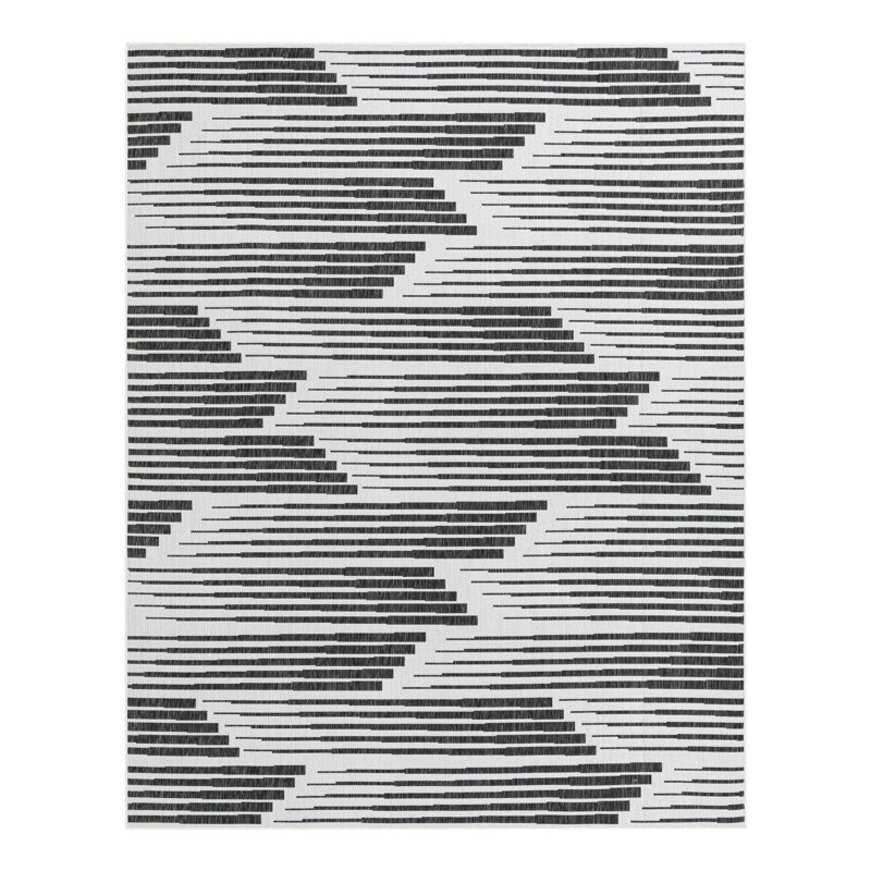 Geometric Indoor / Outdoor Rug, Rectangle 7'10" x 10'