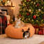 Décorations de Noël, jouet interactif pliable et détachable pour chats, accessoire de jeu durable pour chats d'intérieur, tube d'exercice pour chats pendant les fêtes